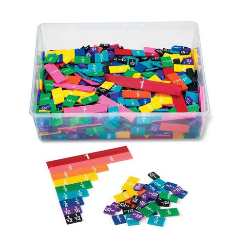 Eta Hand Mind Kit De Matem Ticas Para El Aula Fracciones Arco Iris