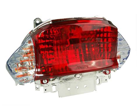 Rücklicht mit Blinker weiß 101 OCTANE für BT49QT 9 Rücklichter