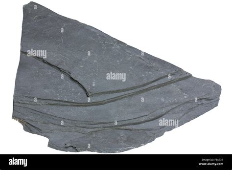 Slate (foliated metamorphic rock, metamorphosed shale Stock Photo - Alamy