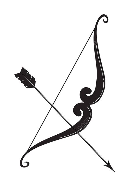 Bow And Arrow Illustration Arrow Medieval Arrows Vector Arrow