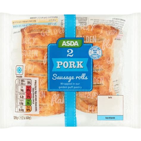 ASDA Pork Chorizo Sausage Rolls 9 X 30g 270g Compare Prices