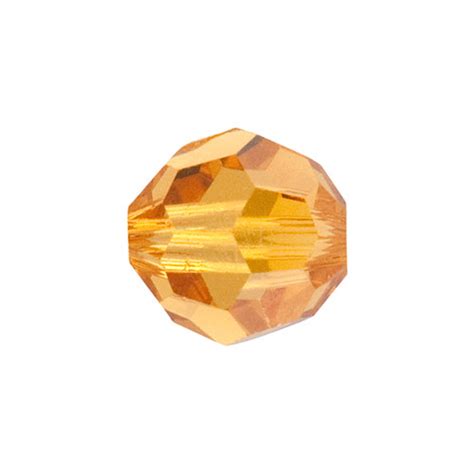 Swarovski 5000 6mm Faceted Round Topaz 5000 6mm 5