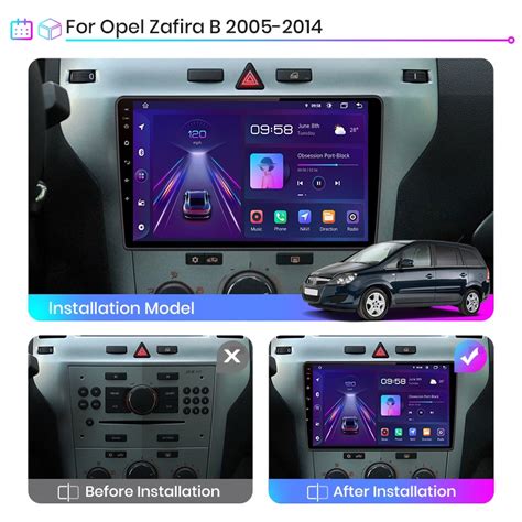 Junsun V Pro Voice Din Android Auto Radio For Opel Zafira B Astra H