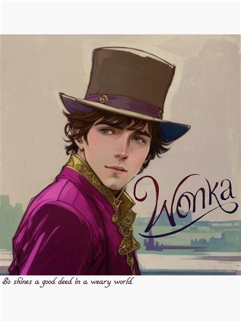 "Willy wonka 2023 - animated " Sticker for Sale by Ophelia Psg | Redbubble