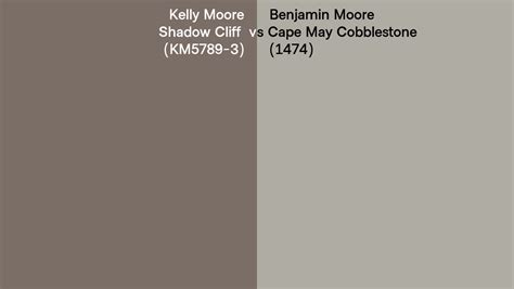 Kelly Moore Shadow Cliff Km5789 3 Vs Benjamin Moore Cape May