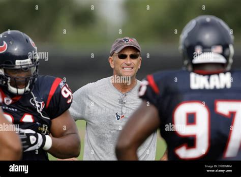 Houston Texans Defensive Line Coach Bill Kollar During A Nfl Football