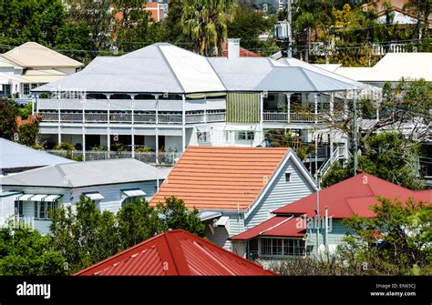 Queenslander Houses A Style Typical Of Older Suburbs Of Brisbane And