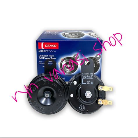 Jual Klakson Disc Denso 12 Volt 1set Isi 2pc Klakson Horn Denso Standar