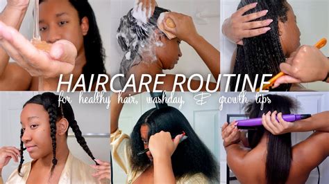 MY 10 STEP HAIRCARE ROUTINE FOR HEALTHY HAIR YouTube