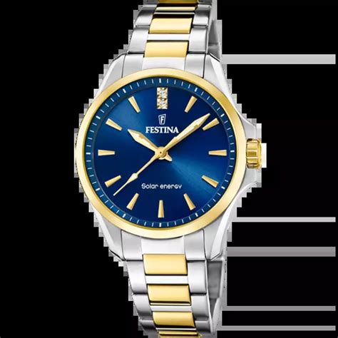 F20655 4 316L Festina Solar Energy Azul Acero Inoxidable Mujer