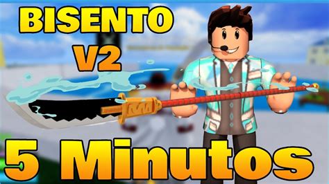 Como Conseguir O Bisento V Muito Rapido No Blox Fruit Youtube