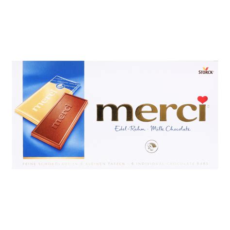 Шоколад Merci молочний 100г х15 Merci(4014400140101): купить в интернет ...