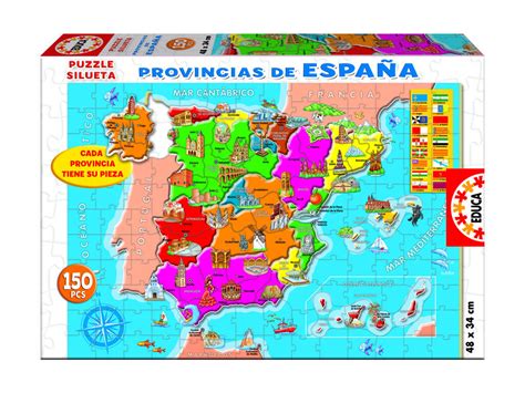 Puzzle 150 Provincias De España Juguetilandia