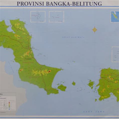 Jual Peta Provinsi Kepulauan Bangka Belitung (Lipat) - Jakarta Selatan - Sarana Peraga ...