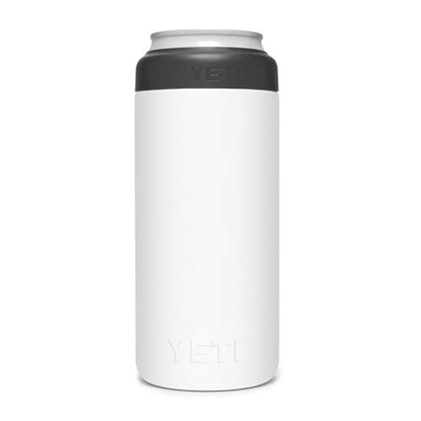 Yeti Rambler 12 Oz Colster Slim 20 Can Insulator White Ecs Coffee