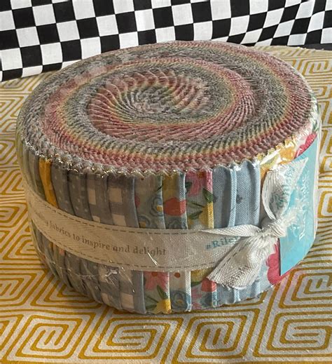 Flower Garden Rolie Poliejelly Roll 40pkg By Echo Park For Etsy