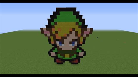 Minecraft Pixel Art Tutorial Link Youtube