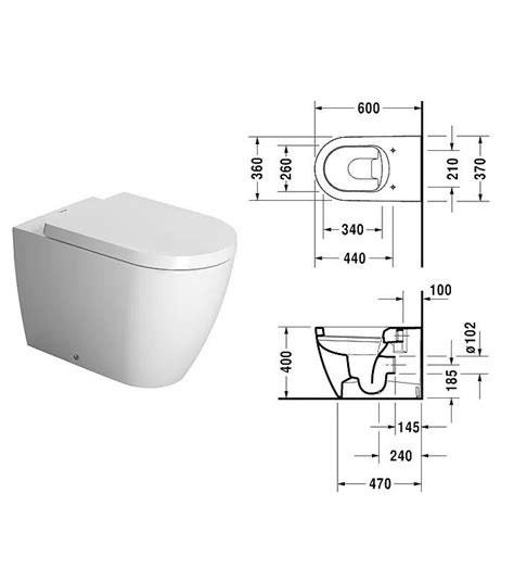Toilet Dimensions For 8 Different Toilet Sizes Toilet Diagrams Artofit