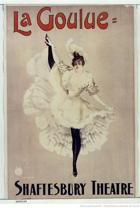 La Goulue Louise Weber 1894 Artist not known Poster Bibliothèque