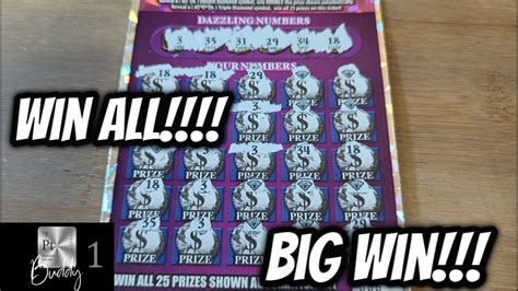 Huge Win 💎diamond Dazzler💎big Winners 💎 Ohio Lottery Scratch Off