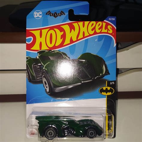 Hot Wheels Batman Arkham Asylum Batmobile Hcv63 Filme e Série Mattel Nunca Usado 76355892