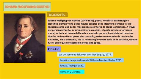 Romanticismo Europeo Johann Wolfgang Goethe Y Victor Hugo Sec Youtube