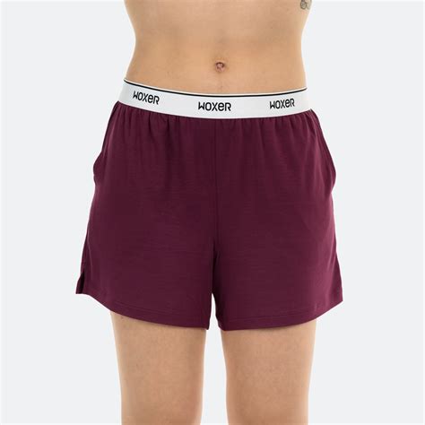 Dreamer Burgundy Boxer Briefs For Women Girls Boxer Shorts Woxer