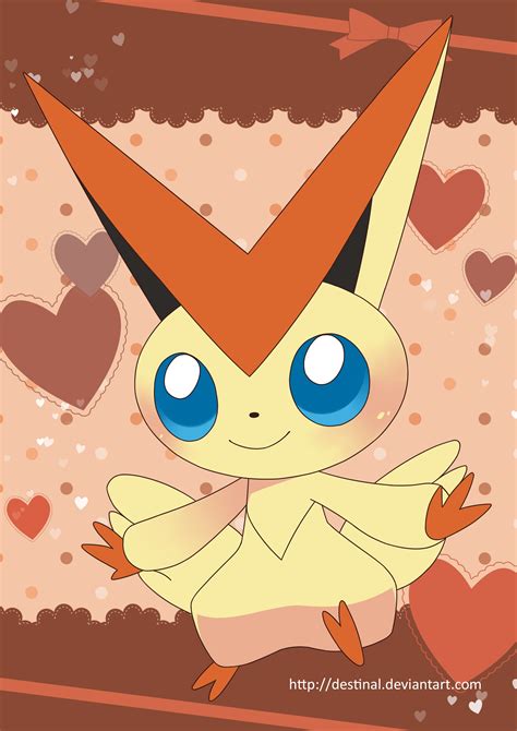 Victini Poster Cute Pokemon Wallpaper Pokemon Poster Pokemon Eevee