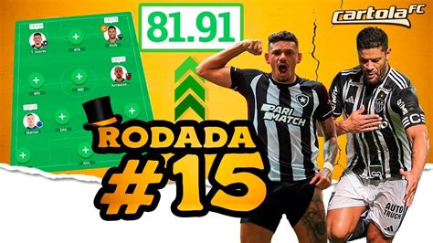 DICAS 15 RODADA CARTOLA FC 2023 BORA MITAR YouTube