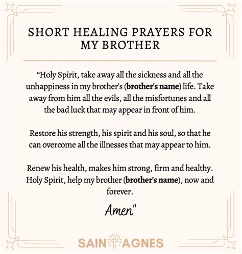 8 Healing Prayers for My Brother: Healing & Recovery in Hospital