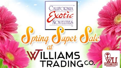 California Exotic Novelties Spring Super Sale at Williams Trading ...