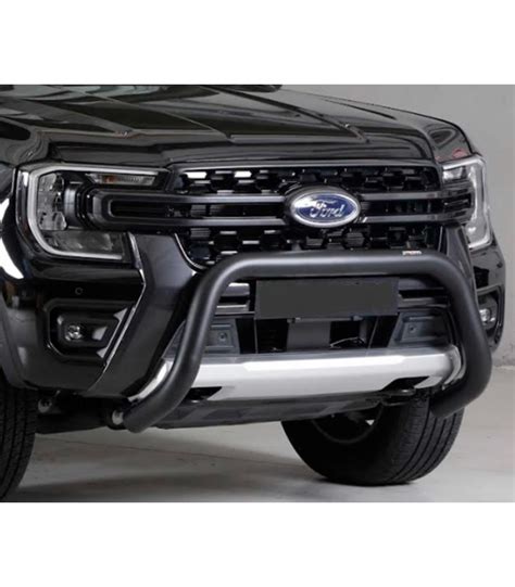 Defensa Delantera Negra Mm Central Homologada Cee De Ford Ranger T