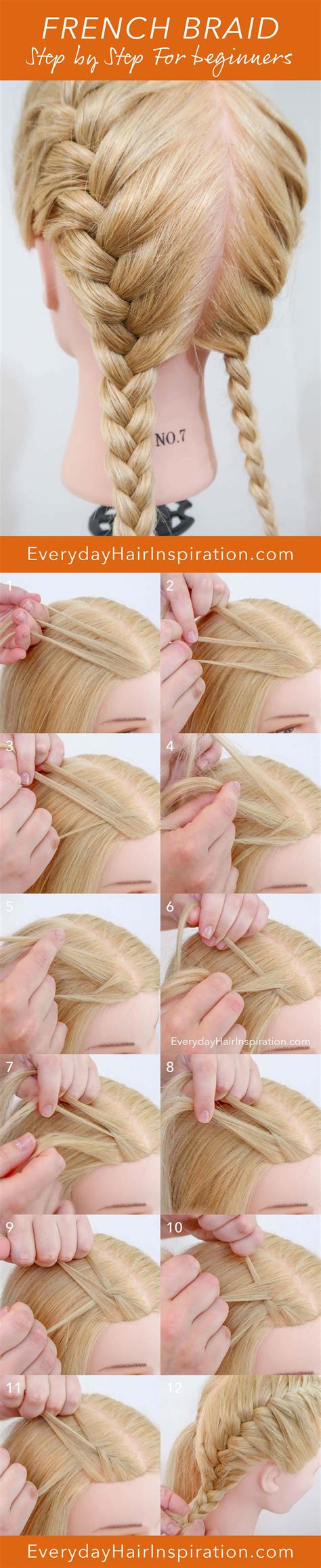 French Braid For Beginners Everyday Hair Inspiration French Braids