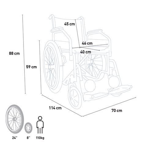 Fauteuil roulant Peony Fauteuil roulant avec support de relève jambes