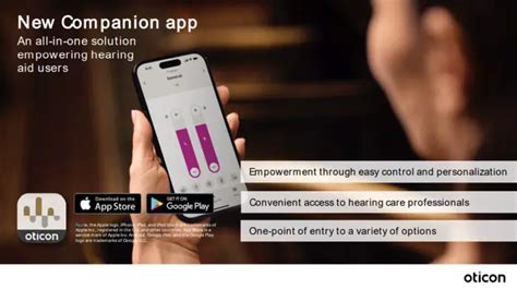 Oticon Companion App The All In One Solution For Personalized Hearing