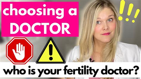 Who Is Your Fertility Doctor Must Know Facts Youtube