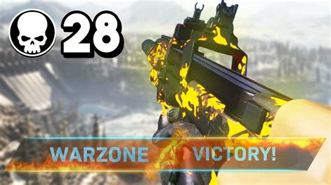 28 Kill Gameplay The Best Gun In Warzone Modern Warfare Warzone Youtube