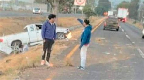 Choque En La Morelia P Tzcuaro Deja Da Os Materiales