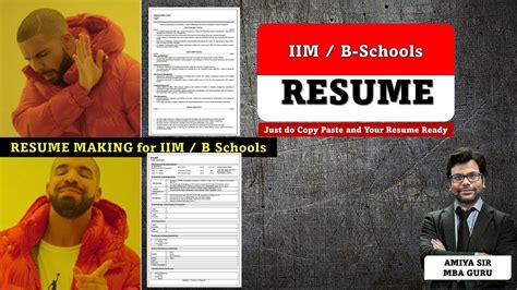 Resume For MBA IMI IIM Amritsar Admissions Process Format Of Resume