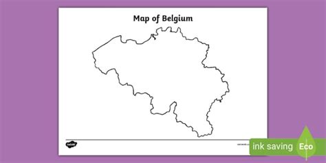 Belgium Map Colouring Page Lehrer Gemacht Twinkl