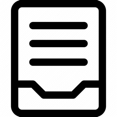 Archive Categorize Classify Inbox List Icon Download On Iconfinder