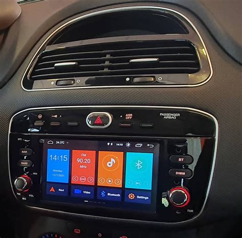 Autoradio Tactile Gps Et Apple Carplay Sans Fil Fiat Punto Evo