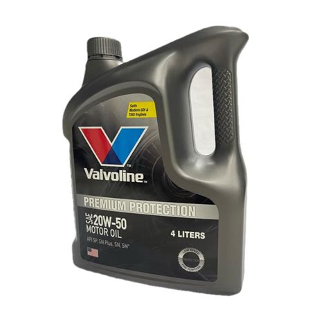 Valvoline Engine Oil 20W50 SP 4 Litre Premium Protection Lazada Singapore