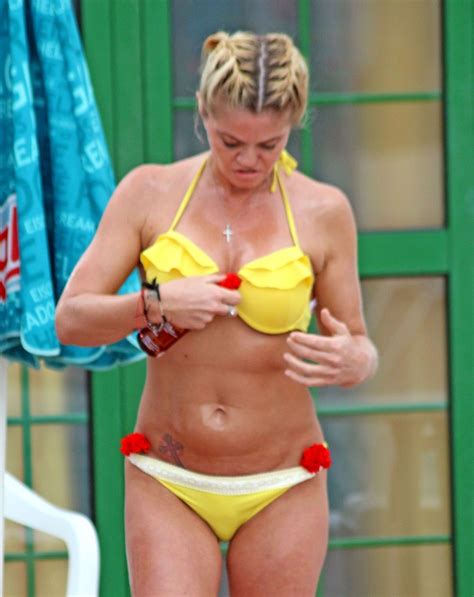 DANNIELLA WESTBROOK In Bikini At A Pool In Spain HawtCelebs