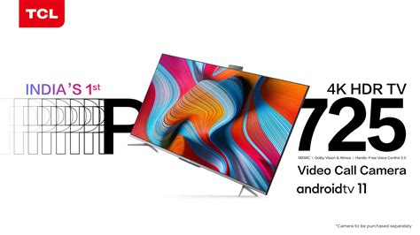 TCL P725 65 inch With Android OS - TCL 4K HDR TV