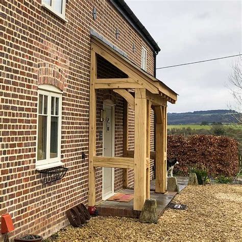 Magnificent M Lean To Oak Porch