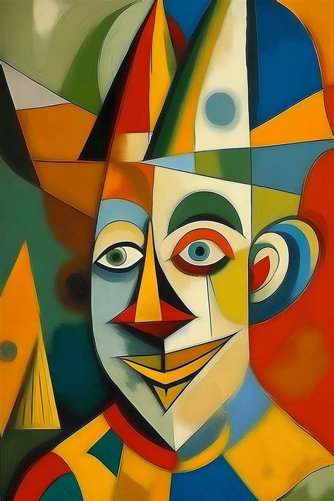 Early Cubism Picasso Clown Gallery Stablecog