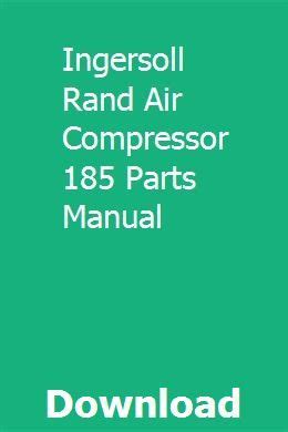 Ingersoll Rand Air Compressor Parts Pdf Reviewmotors Co