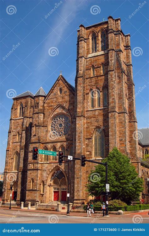 Holy Cross Cathedral, Boston Editorial Image - Image of holy, historic: 171273600