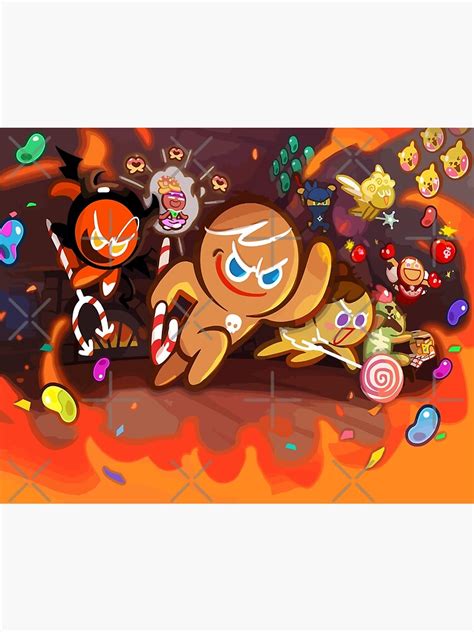 "Gingerbrave cookie a character in Cookie run kingdom" Poster for Sale by FunItems | Redbubble